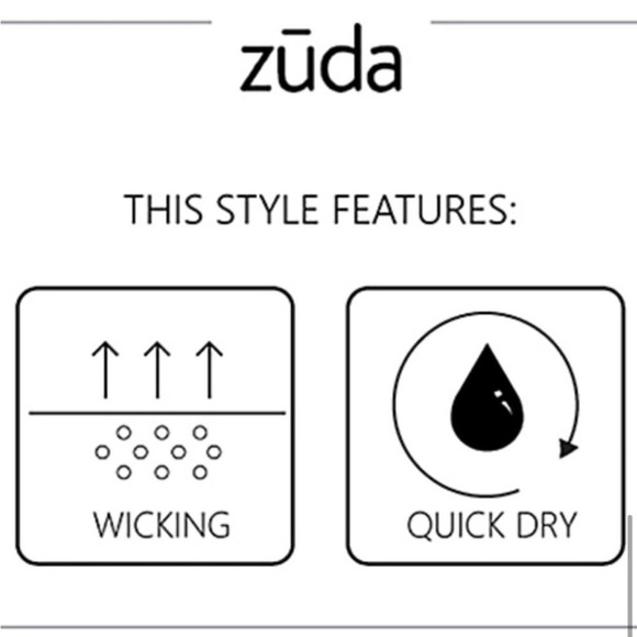 Zuda Interlock Knit Leggings with Twist Trim Detail size Large - Picture 10 of 11